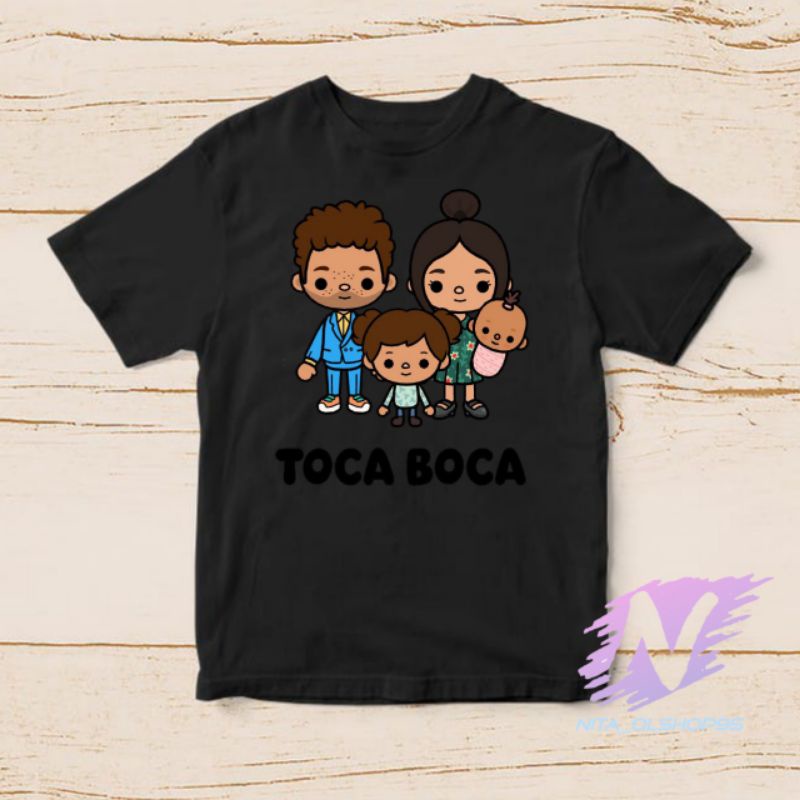 kaos toca boca world baju kaos anak toca world life anak