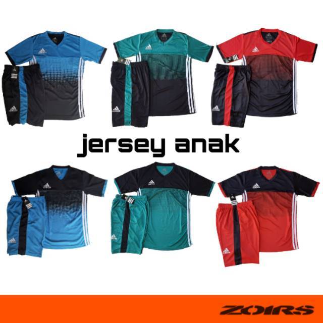  Baju  bola  futsal anak anak kids adidas  SAA 02 Shopee 