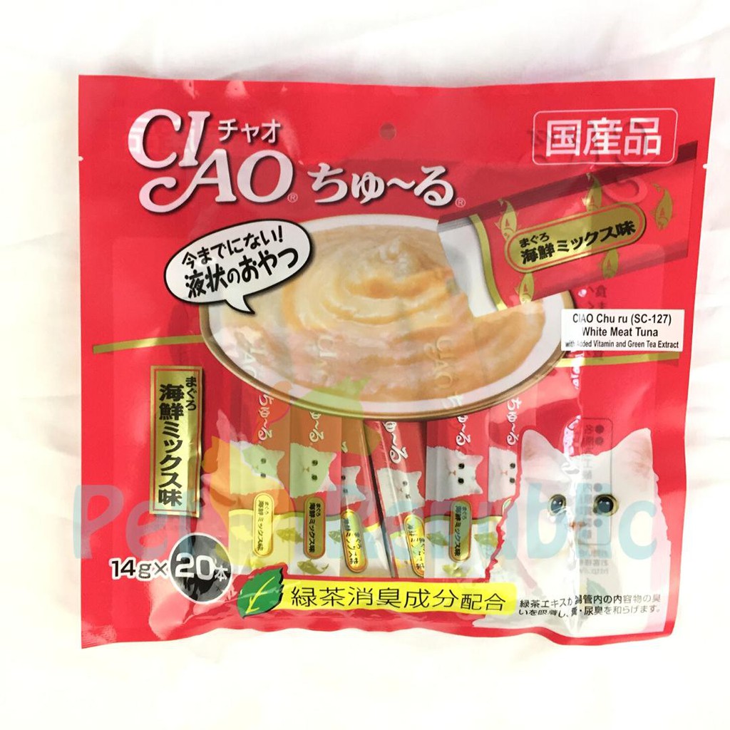 

CIAO Snack Kucing Liquid Churu Mix 20pcs