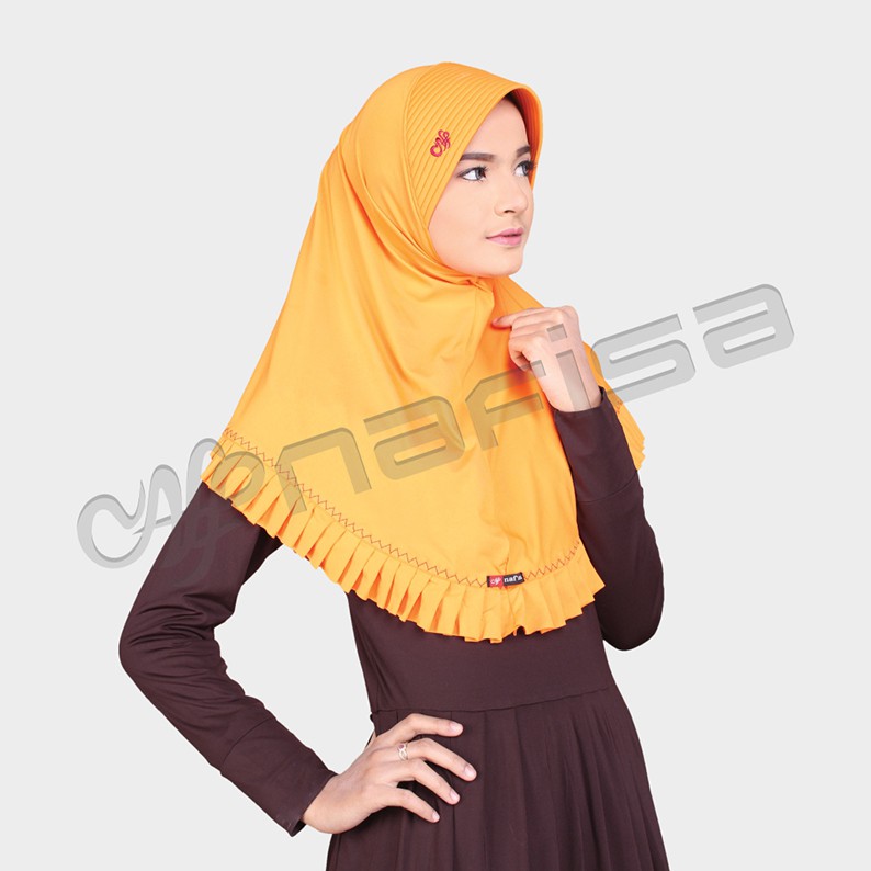 Jilbab Instan Rempel Nafisa Zalina - Hijab Khimar casual Kerudung Bergo