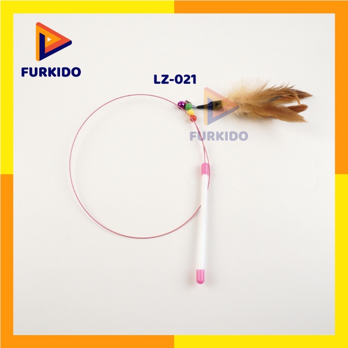 Cat Toy Teaser - Mainan Kucing Stick Teaser