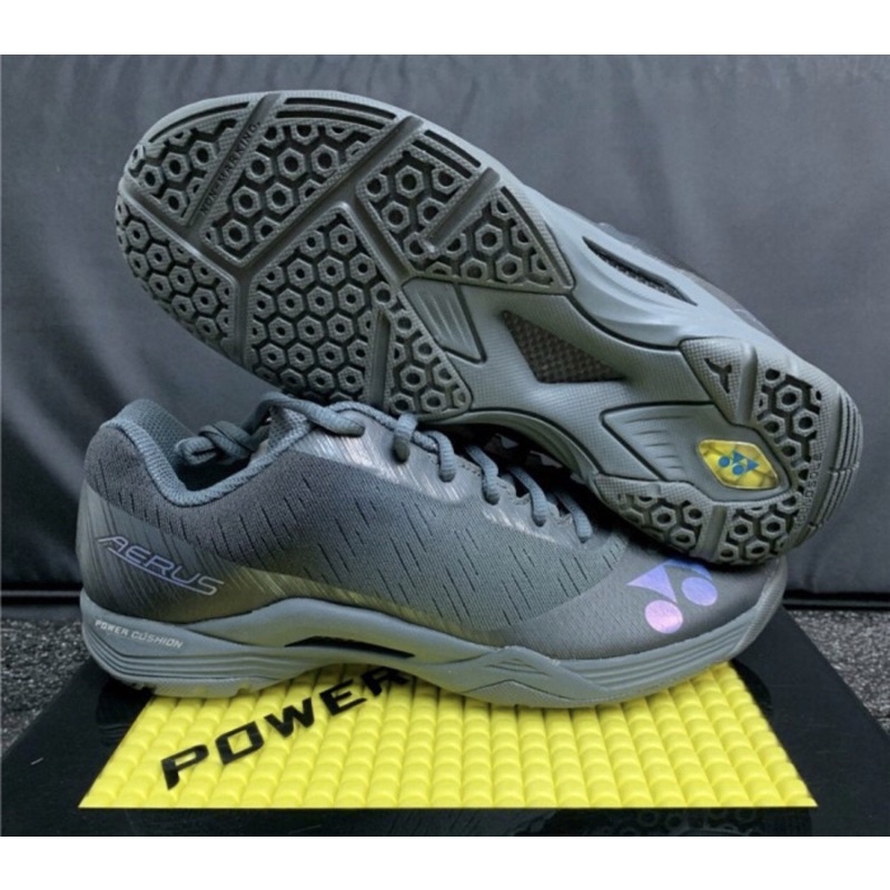 Sepatu Badminton Yonex Aerus Z Men - Aerus z Man Dark Grey Original