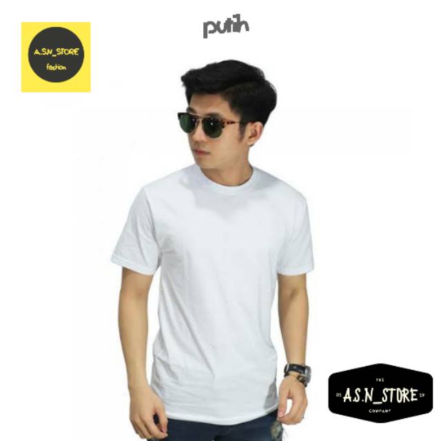 Kaos Polos Combed 30s Cotton Premium Kaos Pria Wanita Unisex