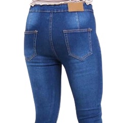 Celana Jeans HIGH WAIST / HW Jeans Pants Wanita Original - DARK BLUE