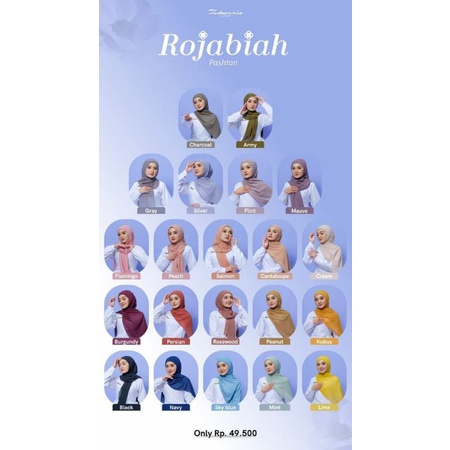 Rojibah pashmina instan by @zabannia_pusat