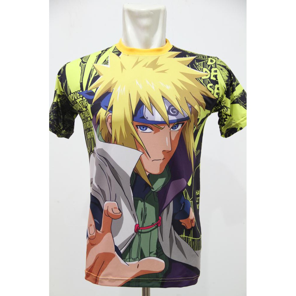 KAOS FULL PRINT ANAK DEWASA ANIME NARUTO YONDAIME 4TH HOKAGE