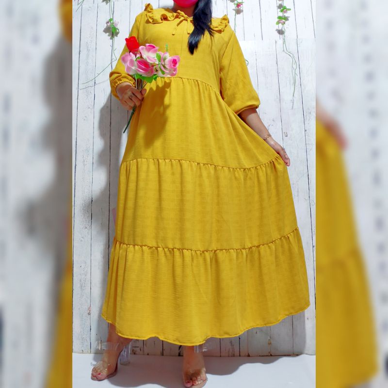 size STANDART & JUMBO 3L zamira midi/ dress vintage crinkle