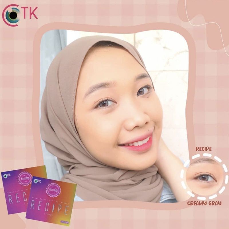 (BISA COD) SOFTLENS RECIPE BY CTK FREE LENSCASE / SOFLENS / SOFTLEN