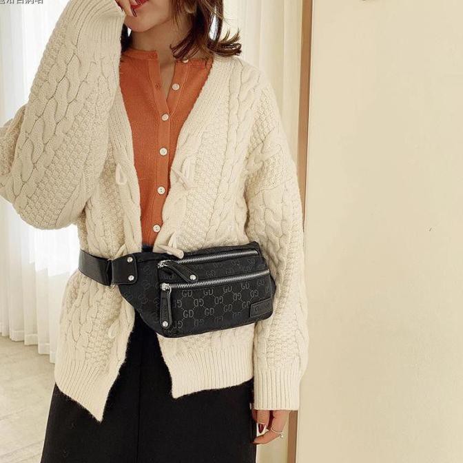 Waist Bag Waterproof Tas Pinggang Wanita Import Korea