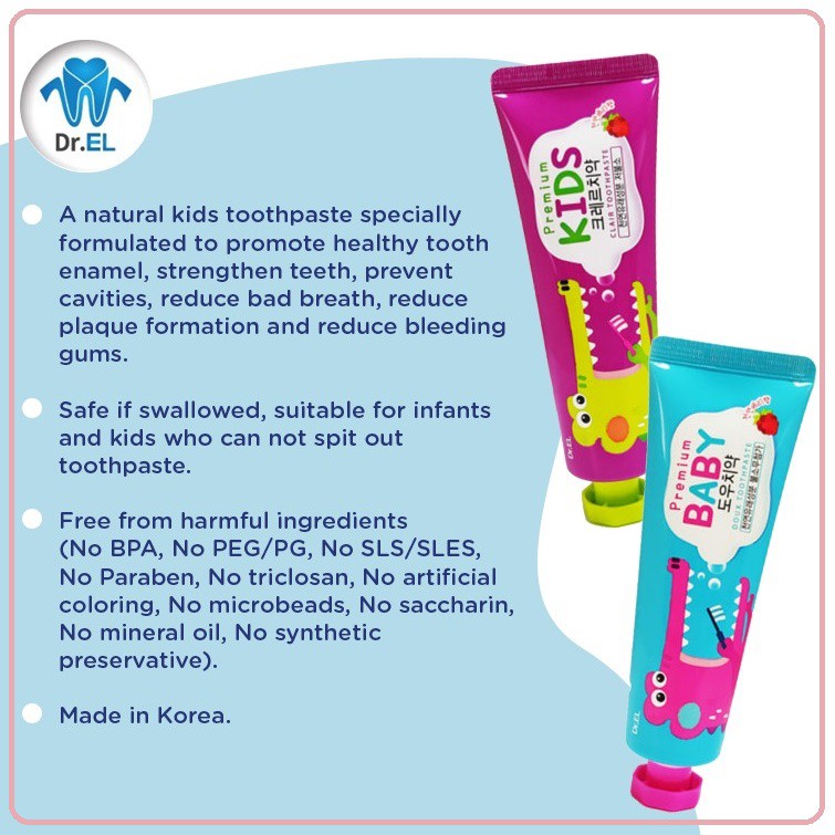 Dr.EL Premium Toothpaste Clair (Made in Korea)