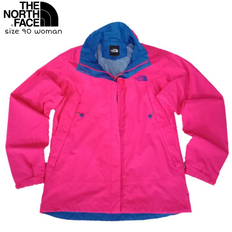 JAKET GUNUNG HIKING OUTDOOR THE NORTH FACE HYVENT TNF WANITA WATERPROOF WINDPROOF ORIGINAL SECOND