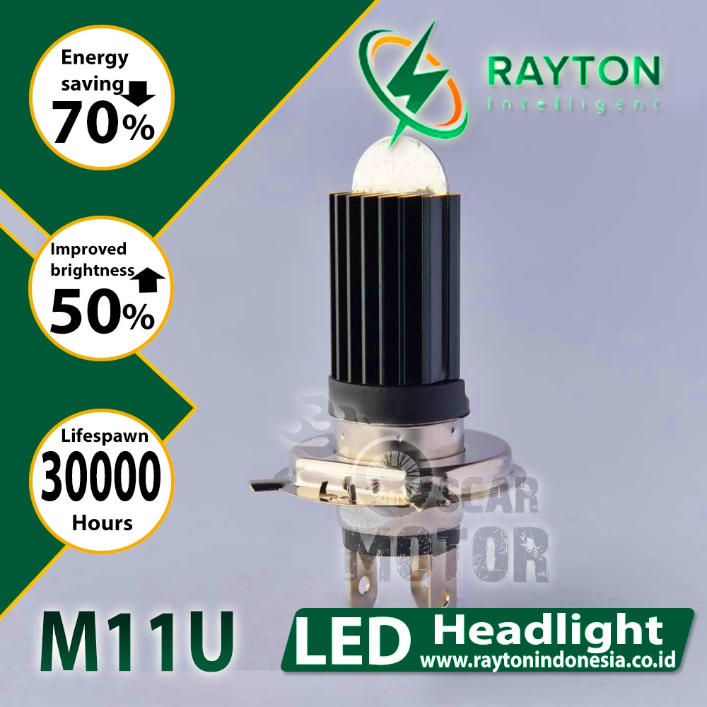 LAMPU RTD MOTOR M11U H6 H4 RAYTON BEBEK HEADLAMP HEAD MATIC BEBEK NEW motor