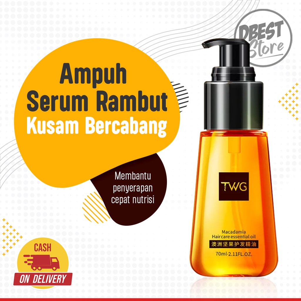 (AMPUH) TWG Hair Essential Vitamin Conditioner Rambut Memperbaiki Rambut Kering Kusam &amp; Bercabang