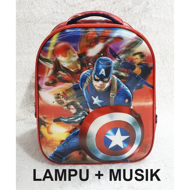 tas anak laki laki tas sekolah anak Koper CAPTAIN Laki Laki Kartun Kuda pony Co TAS ANAK Kuda Poni S