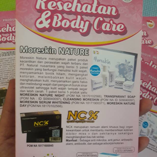 BROSUR PRODUK NASA LENGKAP / KATALOG PRODUK HERBAL ...