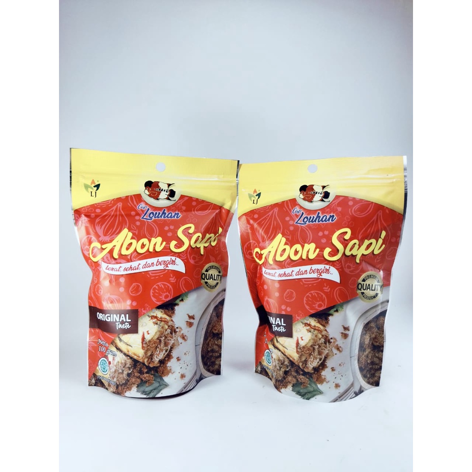 

Kotakoi_mart Abon Sapi / Abon Sapi Asli Kemasan Ekonomis 100 gram Enak Gurih Berzi