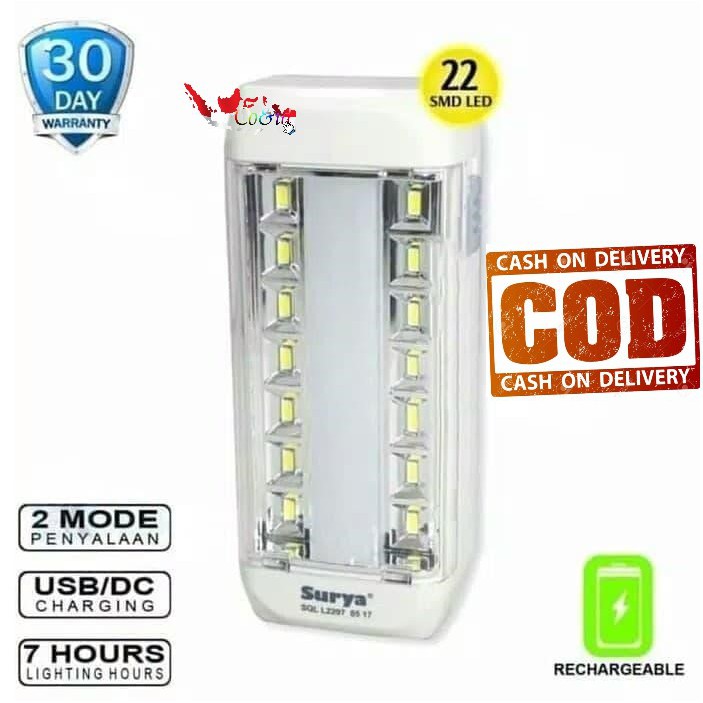 LAMPU EMERGENCY / LAMPU LED UP TO 7 JAM / LAMPU EMERGENCY MURAH