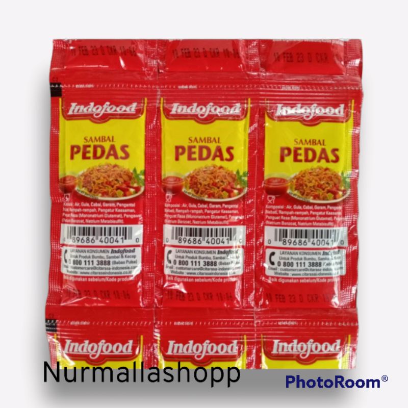 Indofood® Sambal Pedas Sachet 9g (36pcs)