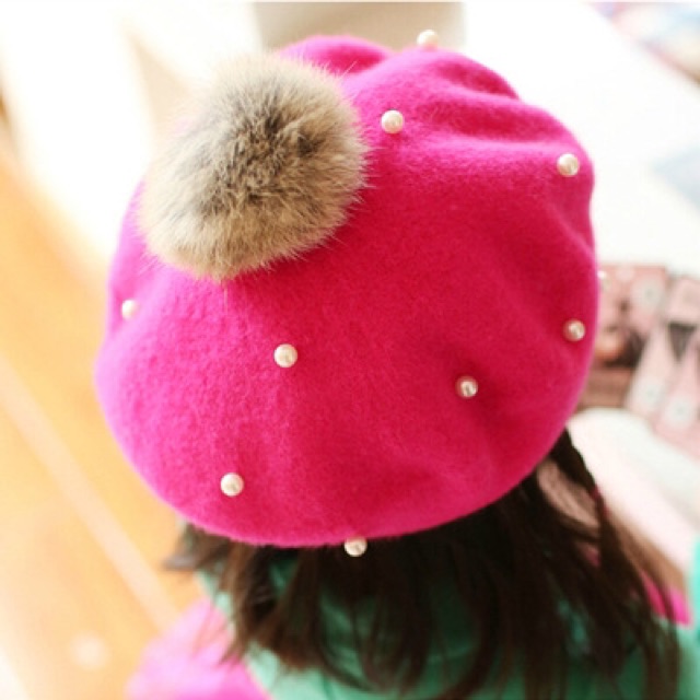 Autumn winter hat topi fashion anak (Ready Blue)