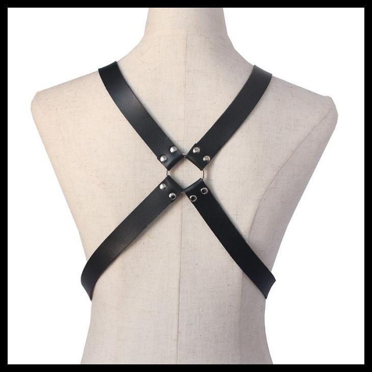 [HF072] Body Strap Punk Harajuku Harness Belt Ikat Badan Kulit