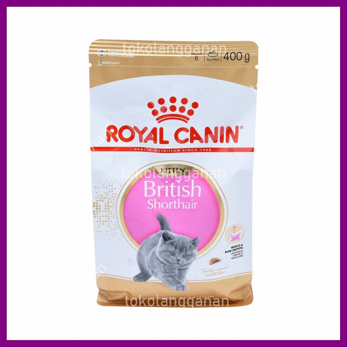 Royal Canin Makanan Kucing Kitten British Shorthair 400 Gr