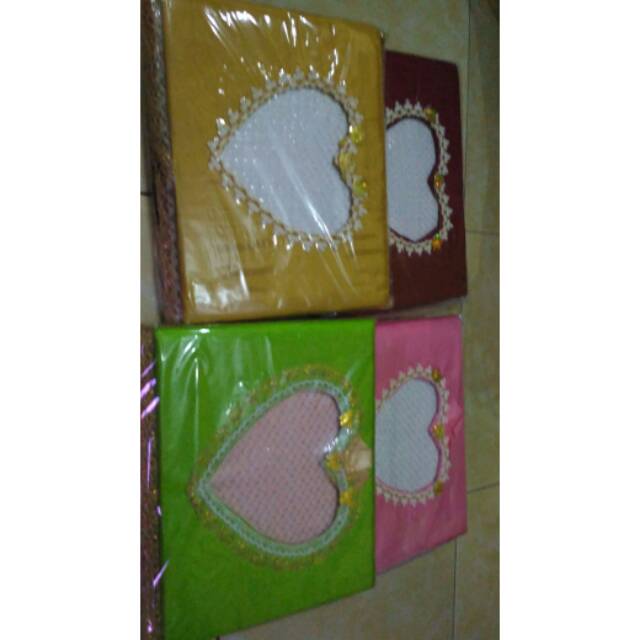 

buku tamu renda warna warni 1pak isi 2 pcs