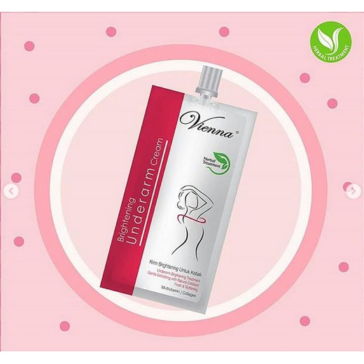 AZZAHRA Vienna whitening underarm cream / pemutih ketiak 30ml
