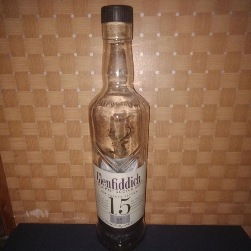 PROMO !!! Botol miras import bekas / botol bekas minuman impor / botol kosong unik merk luar-Glenfidich15
