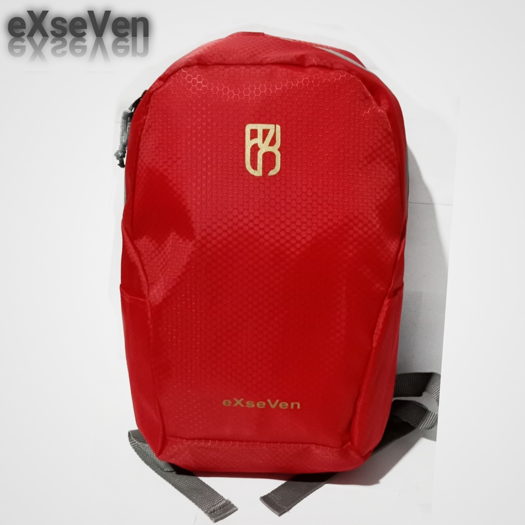 Tas ransel waterproof Tas gendong pria wanita sekolah lightweight 002-E eXseVen tas ransel sekolah