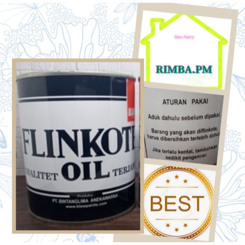 flinkote oil anti karat cap bunga 650 gram