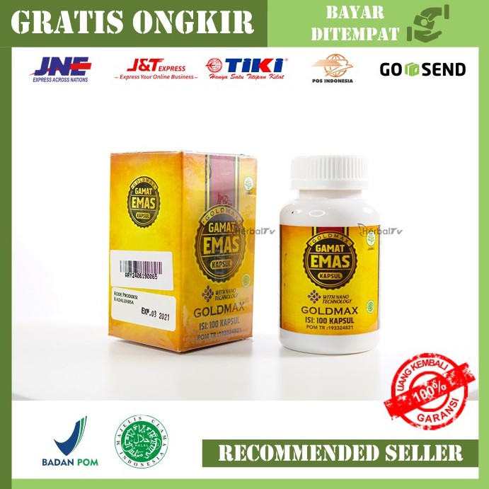 Bisa Cod Obat Hipertensi Gamat Emas Kapsul Original With Nano Technologhy