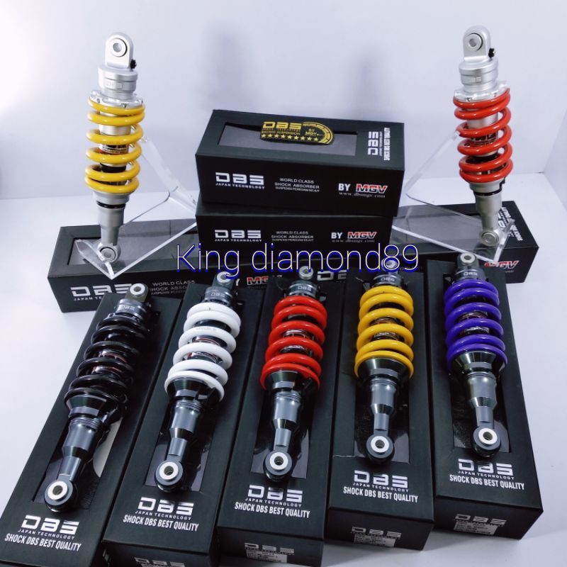 MONO SHOCK BELAKANG MOTOR SATRIA FU UK-285MM DBS ASLI BY MGV BEST QUALITY ORIGINAL