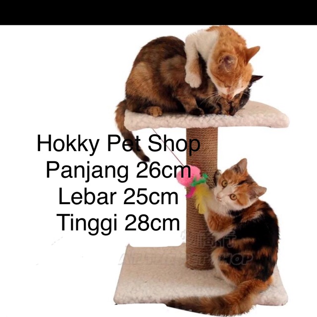 Mainan Kucing Cakaran/Tiang Mainan kucing cakara