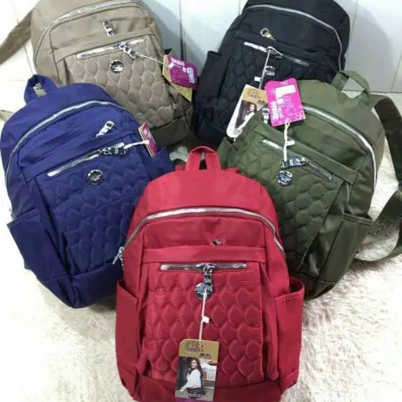 Original Tas Wanita Import Jinjing dan Ransel CHIBAO Bordir Parasut Super Best Seller