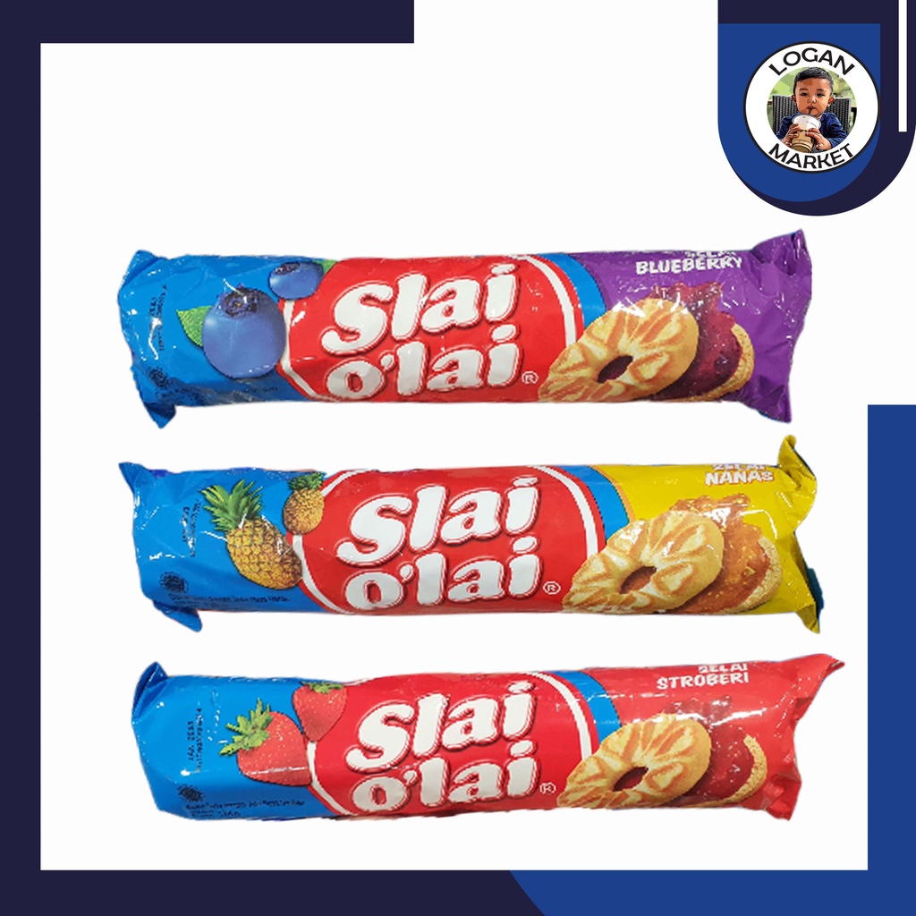 

Roma Slai Olai Roll 128gr 128 gram 128gram All Variant Strawberry Blueberry Pineaple