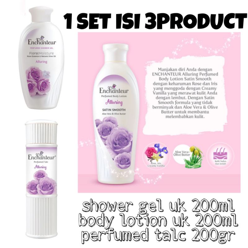 Enchanteur Perfumed Body Lotion -Paket Bundling//Paket hemat Enchanteur