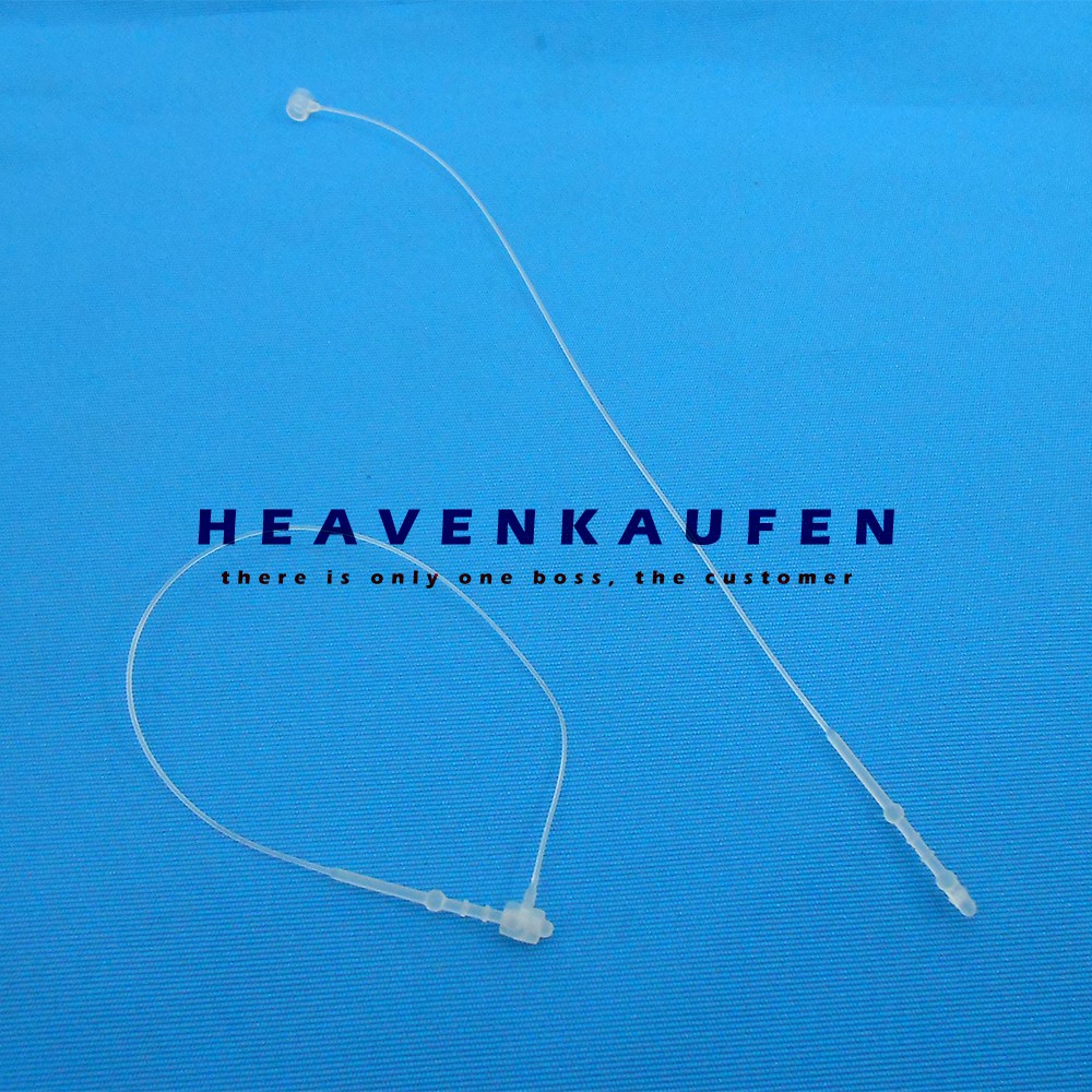 Tali Hangtag / Stringpin Loop Pin Lock Pin Putih 5 inch Per Bungkus isi 1000 pcs Tidak Perlu Alat