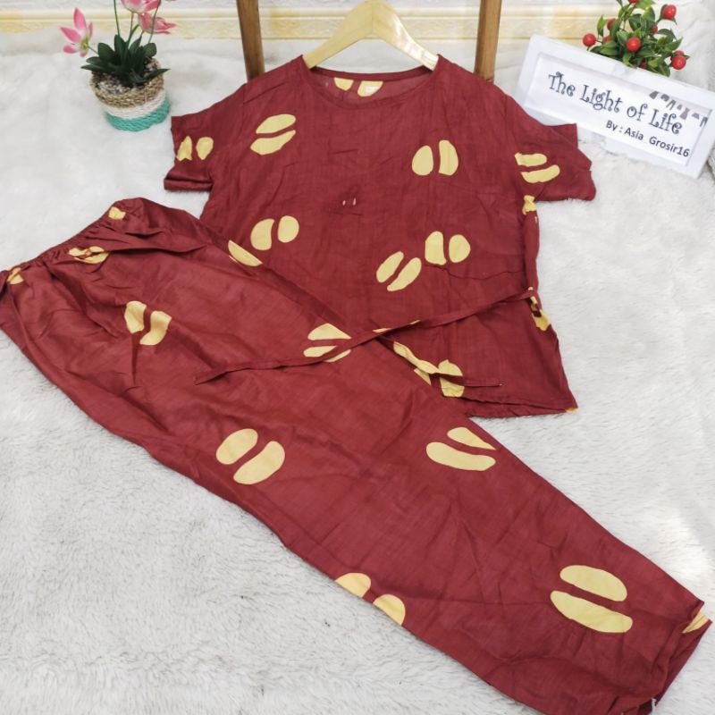 One set Tie Die // Setelan wanita kekinian-Set 16
