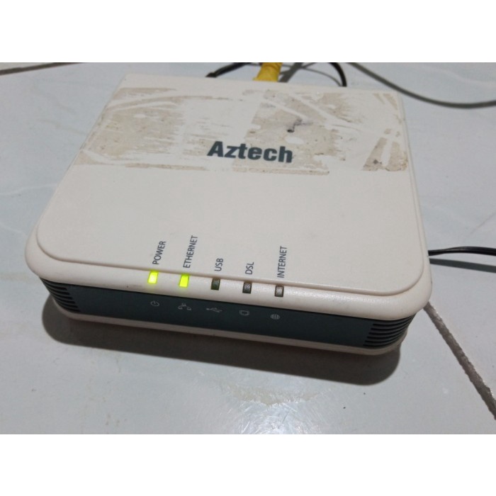 Ethernet USB Modem Router ADSL2+ Aztech DSL605EU