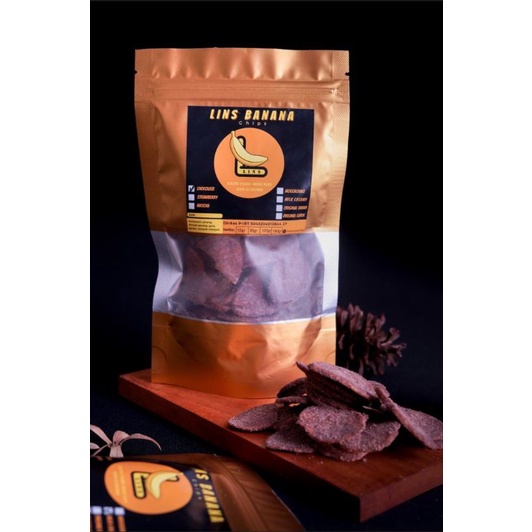 

Lins banana chips coklat 180g