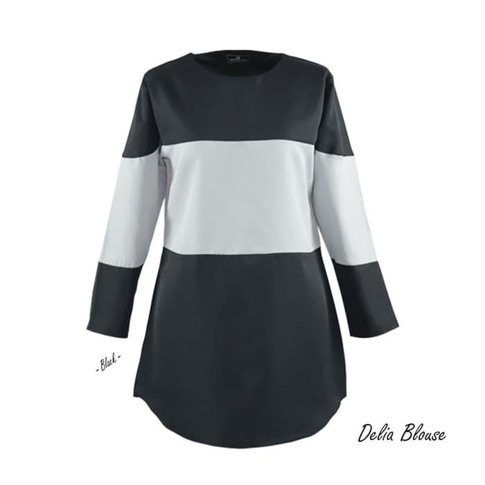 Connexion Blouse Tangan Lebar - Putih