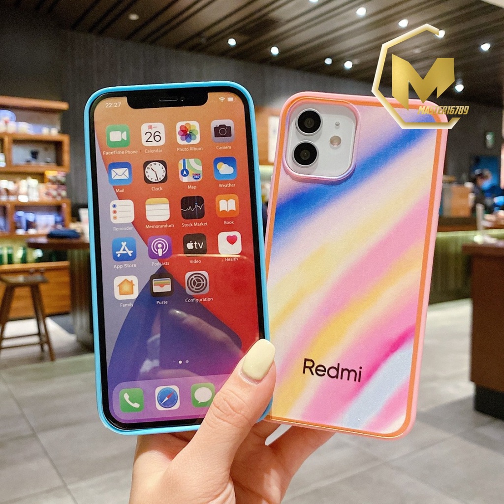 SS044 SOFTCASE RAINBOW XIAOMI REDMI 4A 5A 6A 8 9 9A 9C NOTE 4 5 7 8 9 10 PRO 9T POCO M3 MA2099