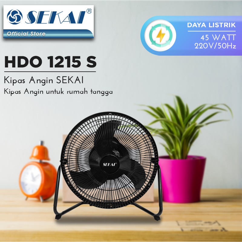 SEKAI Kipas Angin Meja / Kipas Angin Duduk Tornado 12 Inch- HDO 1215-S