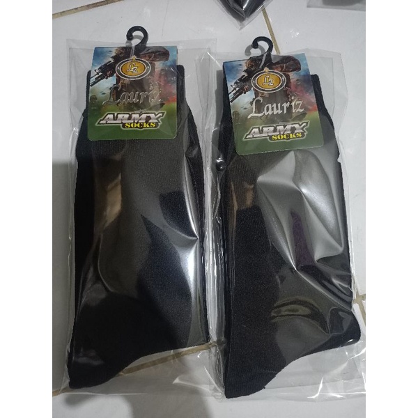 kaos kaki tebal army loreng/hitam