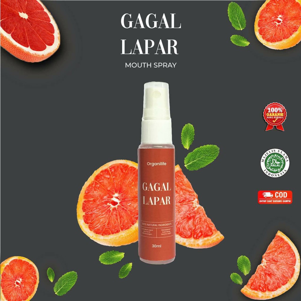 Organilife | Gagal Lapar | Obat Pelangsing Spray Alami