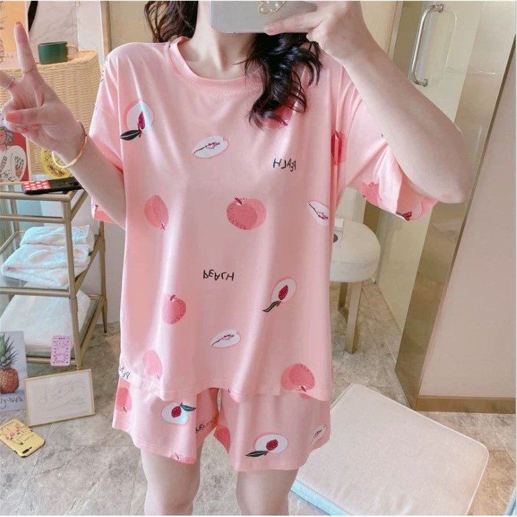 [TOYOU SHOP M25A] PAKAIAN WANITA | BAJU TIDUR WANITA | PIYAMA LENGAN PENDEK | PIYAMA IMPORT | MOTIF KARTUN | PREMIUM ALL SIZE