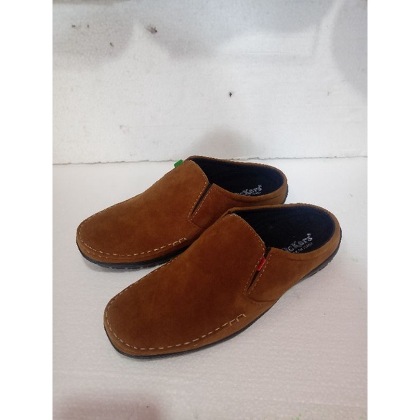 Sepatu sandal pria sepatu sandal bakpau sepatu slop pria bustong sepatu slip on casual pria