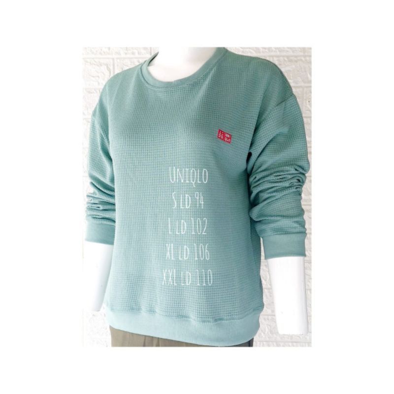 Long Sleeve UNIQLO Waffle Rajut