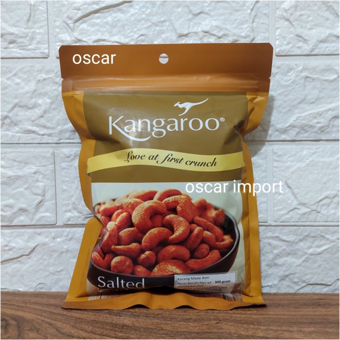 

Kangaroo Salted Cashews 300G Kacang Mede / Mete