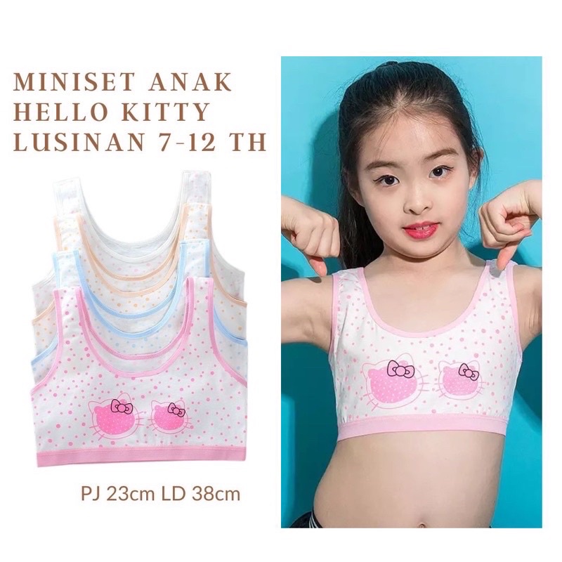 Miniset BH Kutang Beha Bra Anak Perempuan Cewek Remaja SD SMP HK Import / Mini Set Anak